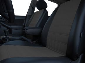 Housse de Siège Pour Voiture Convient Hyundai i20 en Noir Gris Pilot 2.1